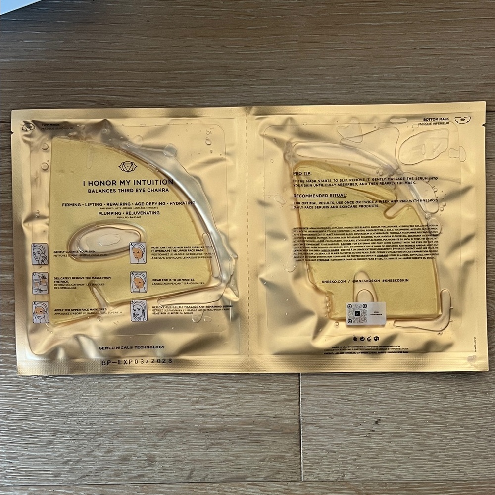 Two Knesko Gold Repair Face Mask - Picture 2 of 5